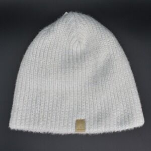Adidas Women's Lifestyle Non Fold Beanie Knit Hat Beige/White JL1134 NWT NEW
